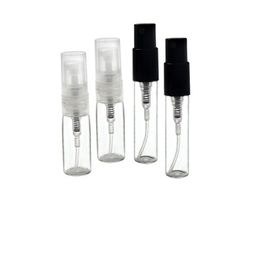 Mini bottiglie di vetro riutilizzabili dello spruzzo di profumo, bottiglie di vetro dell'atomizzatore di 2ml 3ml 5ml 10ml