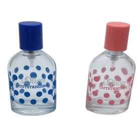 Unisca il tipo le bottiglie di vetro di Colonia degli uomini, bottiglia di profumo riutilizzabile di 30ml 50ml
