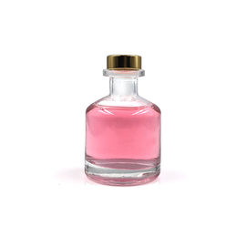 Le bottiglie riciclate del diffusore del vetro trasparente/hanno impresso le bottiglie di vetro di aromaterapia
