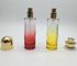 Bottiglie di profumo antiche del vetro trasparente/bottiglie di profumo eleganti cilindriche rotonde